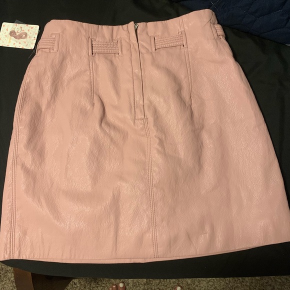 NWT Free People Mauve Payton Paperbag Mini Skirt - Picture 6 of 7